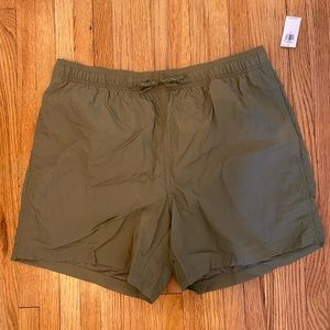 NWT Old Navy Men’s Travel Trunks, 5-Inch, Olive, M
